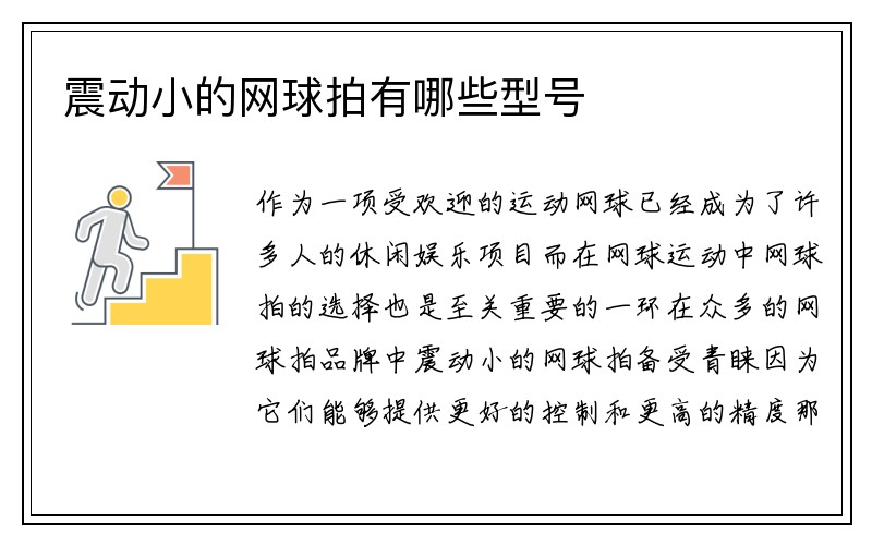 震动小的网球拍有哪些型号